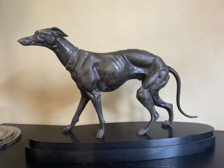 Beeld Windhond Hazewindhond Art Deco 1920 - Afbeelding 2