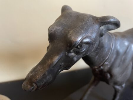 Beeld Windhond Hazewindhond Art Deco 1920 - Afbeelding 6