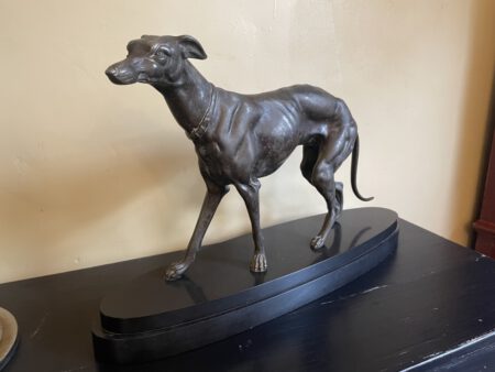 Beeld Windhond Hazewindhond Art Deco 1920