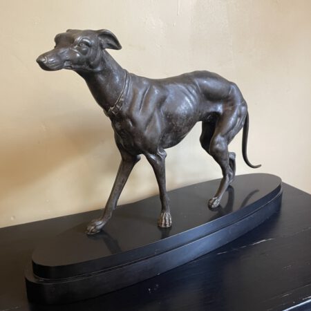 Beeld Windhond Hazewindhond Art Deco 1920