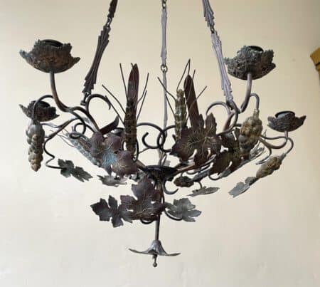 Kerklamp Oogstlamp Kaarsenkroon Oogstkandelaar - Afbeelding 3