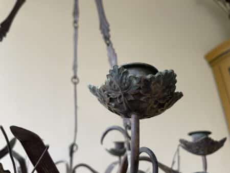 Kerklamp Oogstlamp Kaarsenkroon Oogstkandelaar - Afbeelding 5