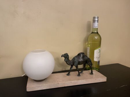 Bureaulamp Tafellamp Art Deco met Dromedaris - Afbeelding 9