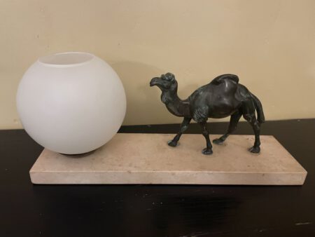 Bureaulamp Tafellamp Art Deco met Dromedaris - Afbeelding 10