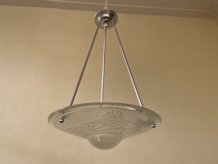 Lamp Hanglamp Schaallamp  Art Deco jaren 30 - Afbeelding 8