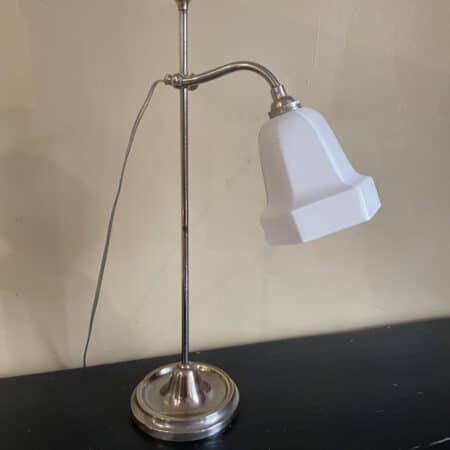 Bureaulamp Art Deco 1930 Opaline