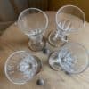 4 x19e eeuwse Flûtes Champagne Glazen Kristal - Afbeelding 4