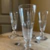 4 x19e eeuwse Flûtes Champagne Glazen Kristal - Afbeelding 5