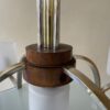 Plafondlamp Modernistisch 4 arms Mat glazen schalen en plaat Art Deco jaren 30 - Afbeelding 7