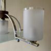 Plafondlamp Modernistisch 4 arms Mat glazen schalen en plaat Art Deco jaren 30 - Afbeelding 5