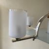 Plafondlamp Modernistisch 4 arms Mat glazen schalen en plaat Art Deco jaren 30 - Afbeelding 4