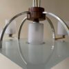 Plafondlamp Modernistisch 4 arms Mat glazen schalen en plaat Art Deco jaren 30 - Afbeelding 10