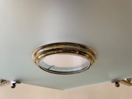 Plafondlamp Modernistisch 4 arms Mat glazen schalen en plaat Art Deco jaren 30 - Afbeelding 11