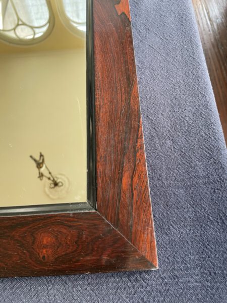 Houten Spiegel Mahonie - Afbeelding 2