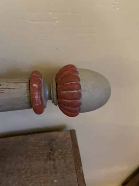 Houten Gordijnrail 19e eeuws - Afbeelding 4