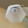 Plafondlamp 3 armen Frosted Glass Lamp Art Deco 1930 - Afbeelding 11