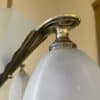 Plafondlamp 3 armen Frosted Glass Lamp Art Deco 1930 - Afbeelding 13