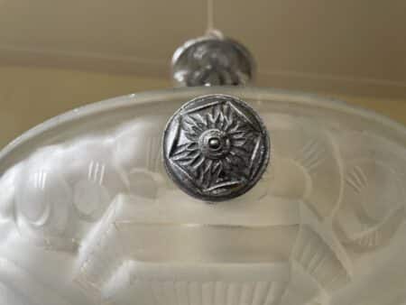 Lamp Hanglamp Schaallamp art deco 1930 - Afbeelding 6