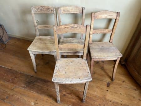 4 x Bistro Stoelen Keukenstoelen - Afbeelding 2