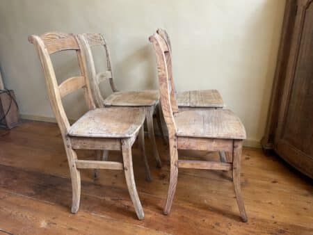 4 x Bistro Stoelen Keukenstoelen - Afbeelding 3