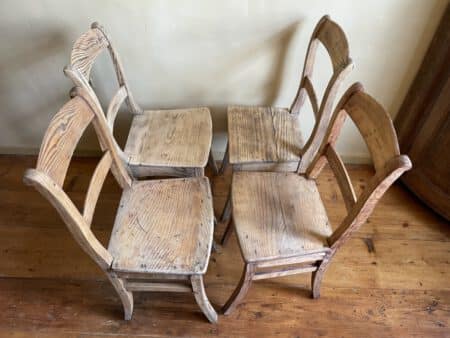 4 x Bistro Stoelen Keukenstoelen - Afbeelding 4