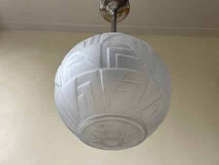 Lamp A- Symetrische Bol Art Deco jaren 30 - Afbeelding 3