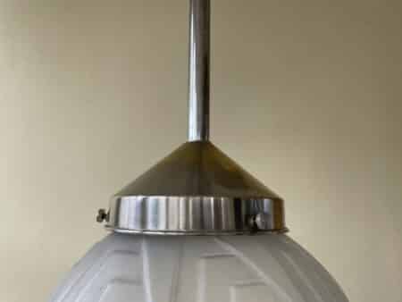 Lamp A- Symetrische Bol Art Deco jaren 30 - Afbeelding 7