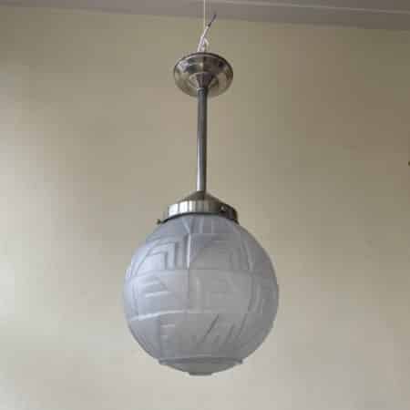 Lamp A- Symetrische Bol Art Deco jaren 30