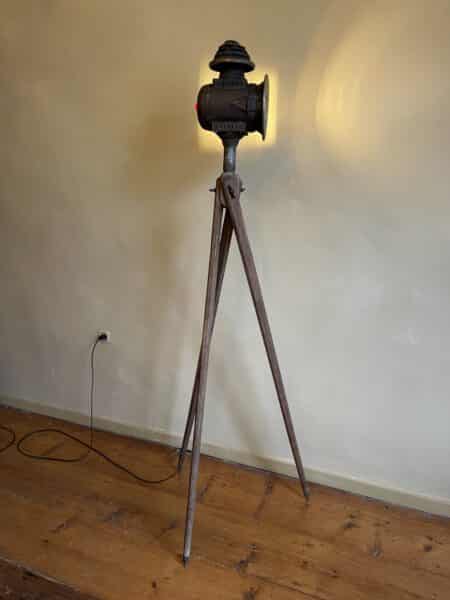 Industriele Vloerlamp op Oud Statief - Afbeelding 20