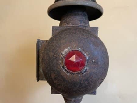 Industriele Vloerlamp op Oud Statief - Afbeelding 8