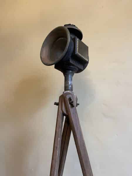 Industriele Vloerlamp op Oud Statief - Afbeelding 11