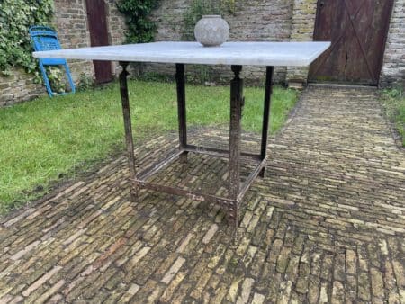 Tuintafel Buitentafel Eettafel Hoger Model Industrieel - Afbeelding 2