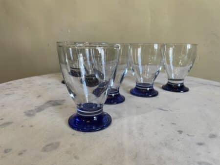 Waterglazen Wijnglazen Art Deco 6x - Afbeelding 3