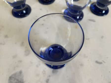 Waterglazen Wijnglazen Art Deco 6x - Afbeelding 5