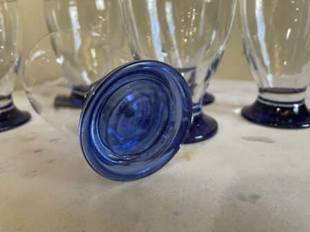 Waterglazen Wijnglazen Art Deco 6x - Afbeelding 6