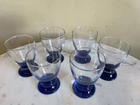 Waterglazen Wijnglazen Art Deco 6x - Afbeelding 7