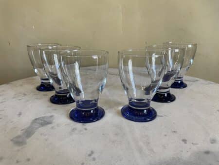 Waterglazen Wijnglazen Art Deco 6x