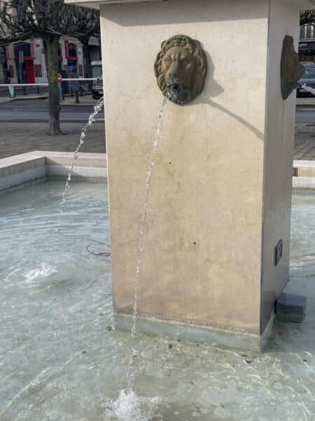 Waterspuwer Fontijn Leeuwenkop 19e eeuws - Afbeelding 2