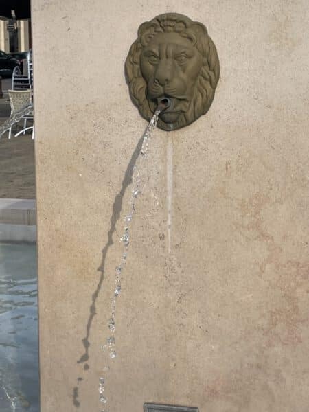 Waterspuwer Fontijn Leeuwenkop 19e eeuws - Afbeelding 3