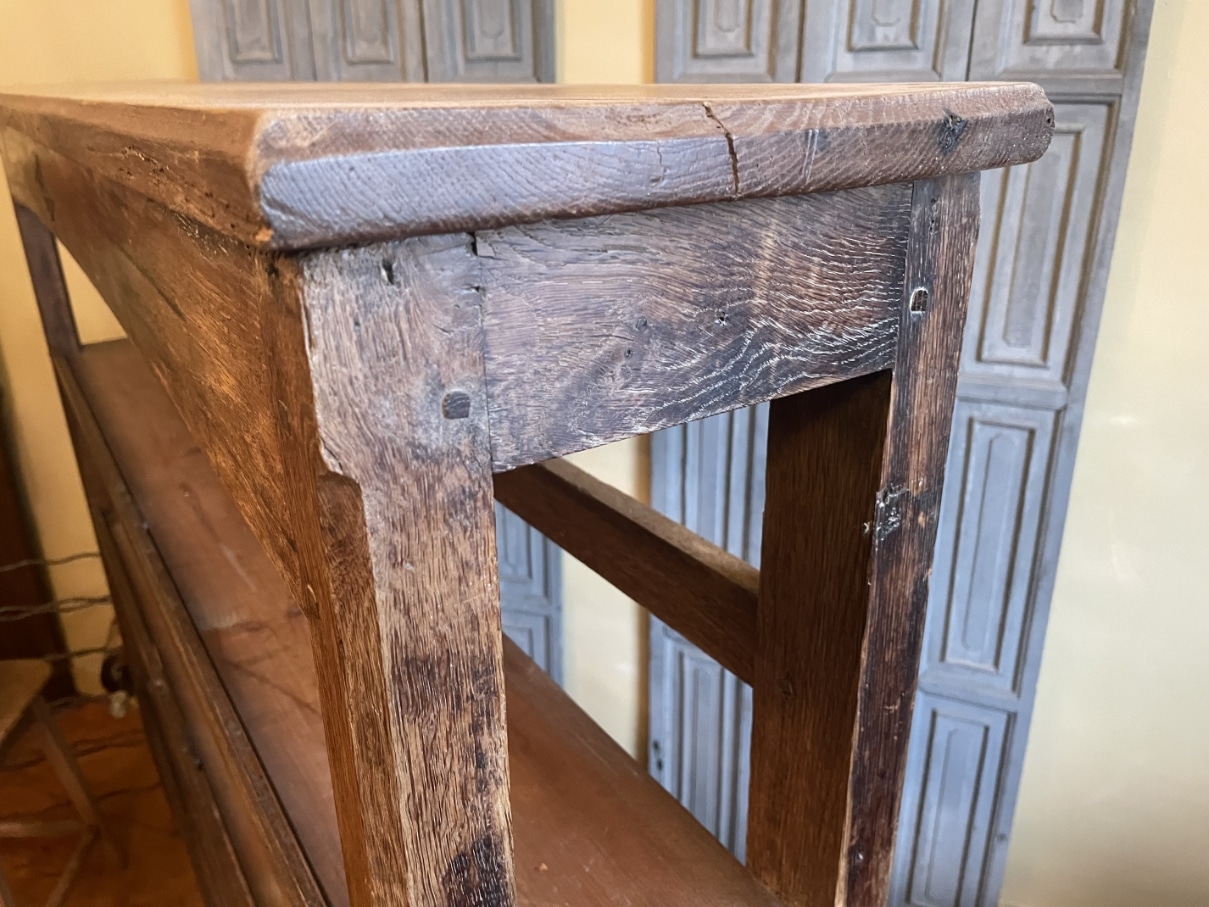 Bakkersrek Keukenrek Verzamelrek vroeg 19e eeuws eiken - Afbeelding 16