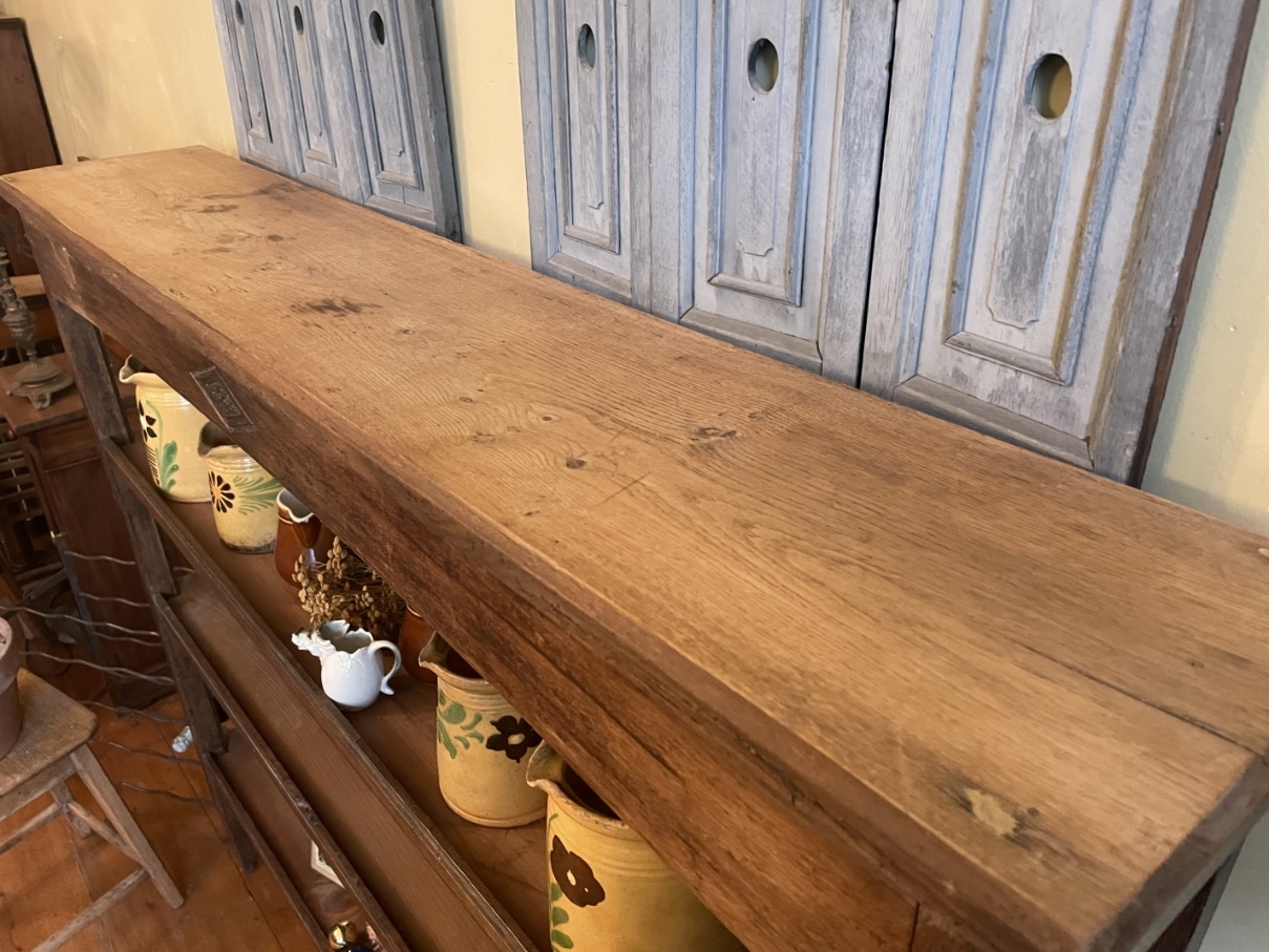 Bakkersrek Keukenrek Verzamelrek vroeg 19e eeuws eiken - Afbeelding 3