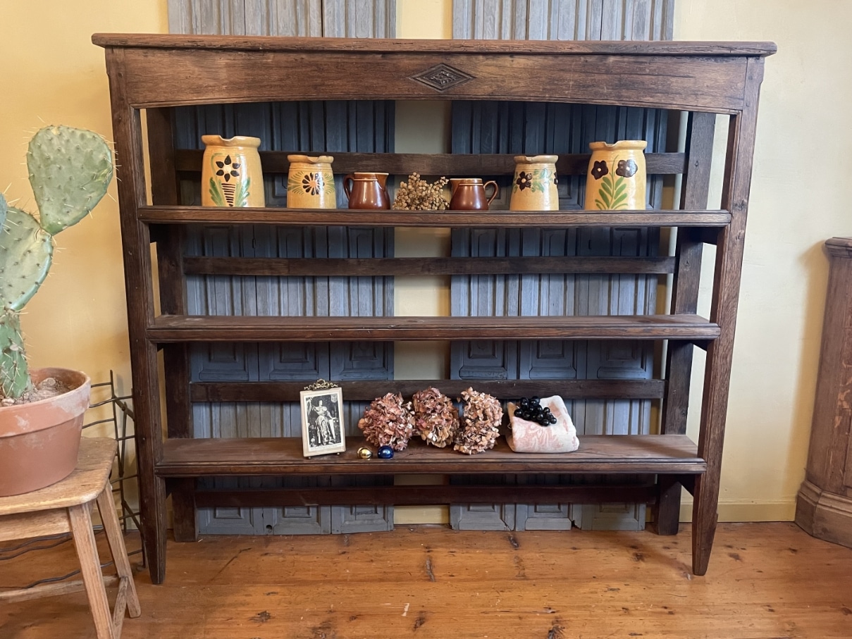Bakkersrek Keukenrek Verzamelrek vroeg 19e eeuws eiken - Afbeelding 21