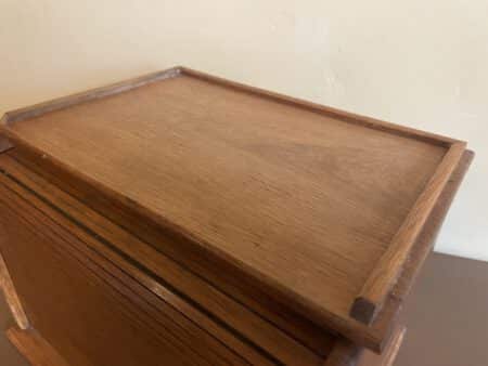 Bureau Rolluikkast Art Deco 1930 - Afbeelding 10