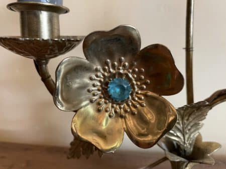 Schemerlampje met Bloemen - Afbeelding 6
