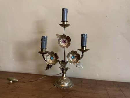 Schemerlampje met Bloemen