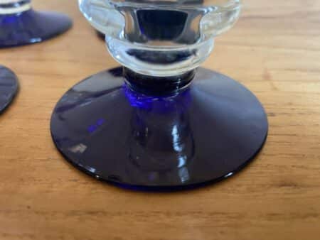 4 x Waterglazen Wijnglazen Art Deco - Afbeelding 4