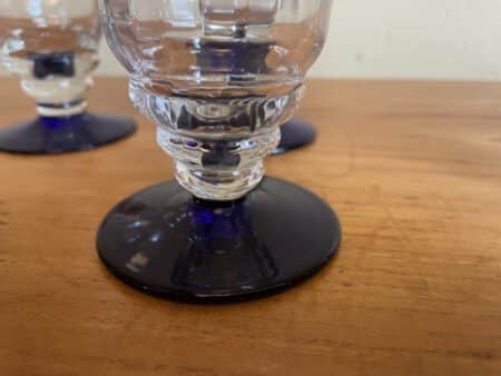 4 x Waterglazen Wijnglazen Art Deco - Afbeelding 5