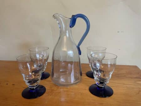 4 x Waterglazen Wijnglazen Art Deco - Afbeelding 10
