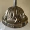 Lamp Witte Bol Verchroomde Pendel Art Deco 1930 - Afbeelding 6