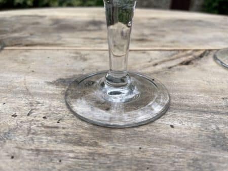 6 x 19e eeuwse hand gegraveerd Wijnglazen Glazen - Afbeelding 9
